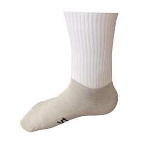 Energy Socks for Diabetics White Non-Binding Celliant