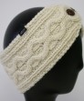 Infrared Knit Lined Wool Headband with Buttons