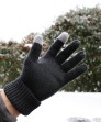 Men Merino Wool Gloves in Wintertime