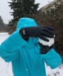 Thermal Gloves Double Layered Snowball in Hands