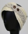 Women Wool Two-Tone Headband Cozy Warm Headwrap