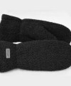 Women’s Bouclé Warm Mittens Black