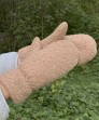 Thermal Bouclé Mittens for Women